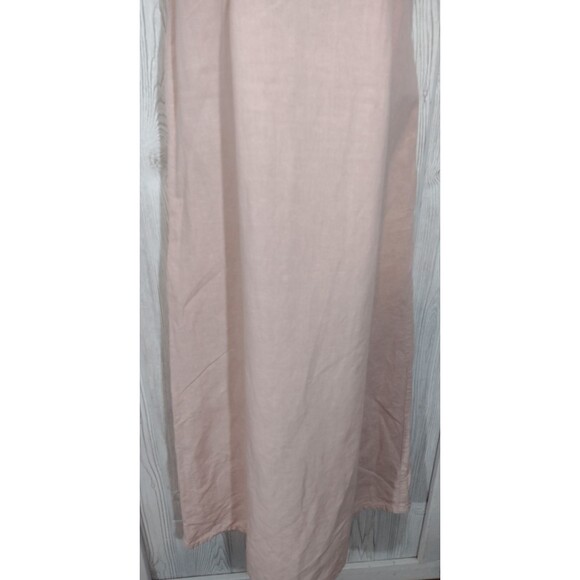 Vintage 90s Cotton Studio Pink Maxi Dress Small Cottagecore Boho - Picture 8 of 9